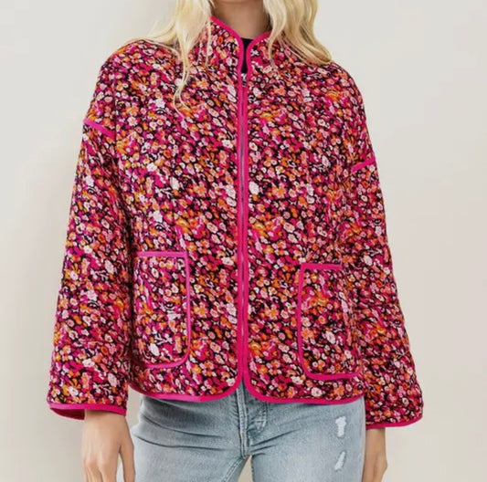 Floral Quilted Jacket