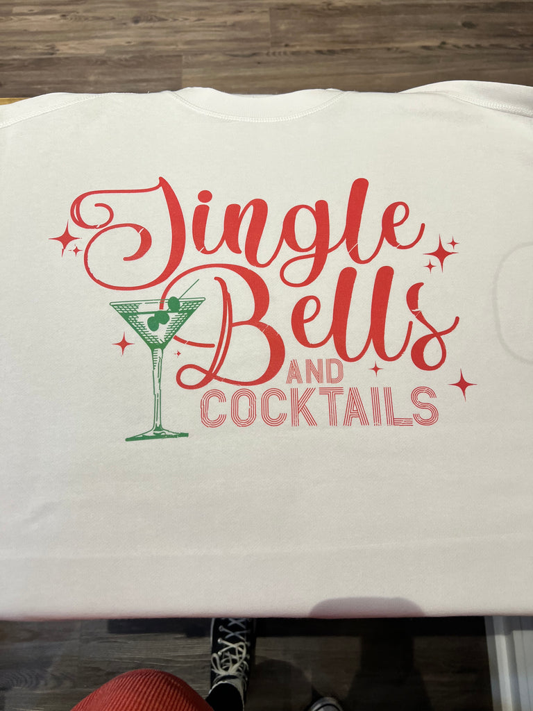 Jingle Bells and Cocktails Sweatshirt