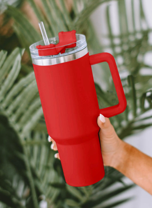 Red Stainless Steel Cup