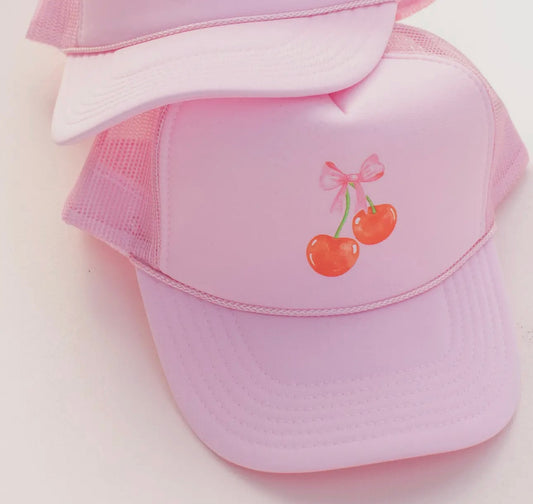 Bow Cherry Trucker Hat