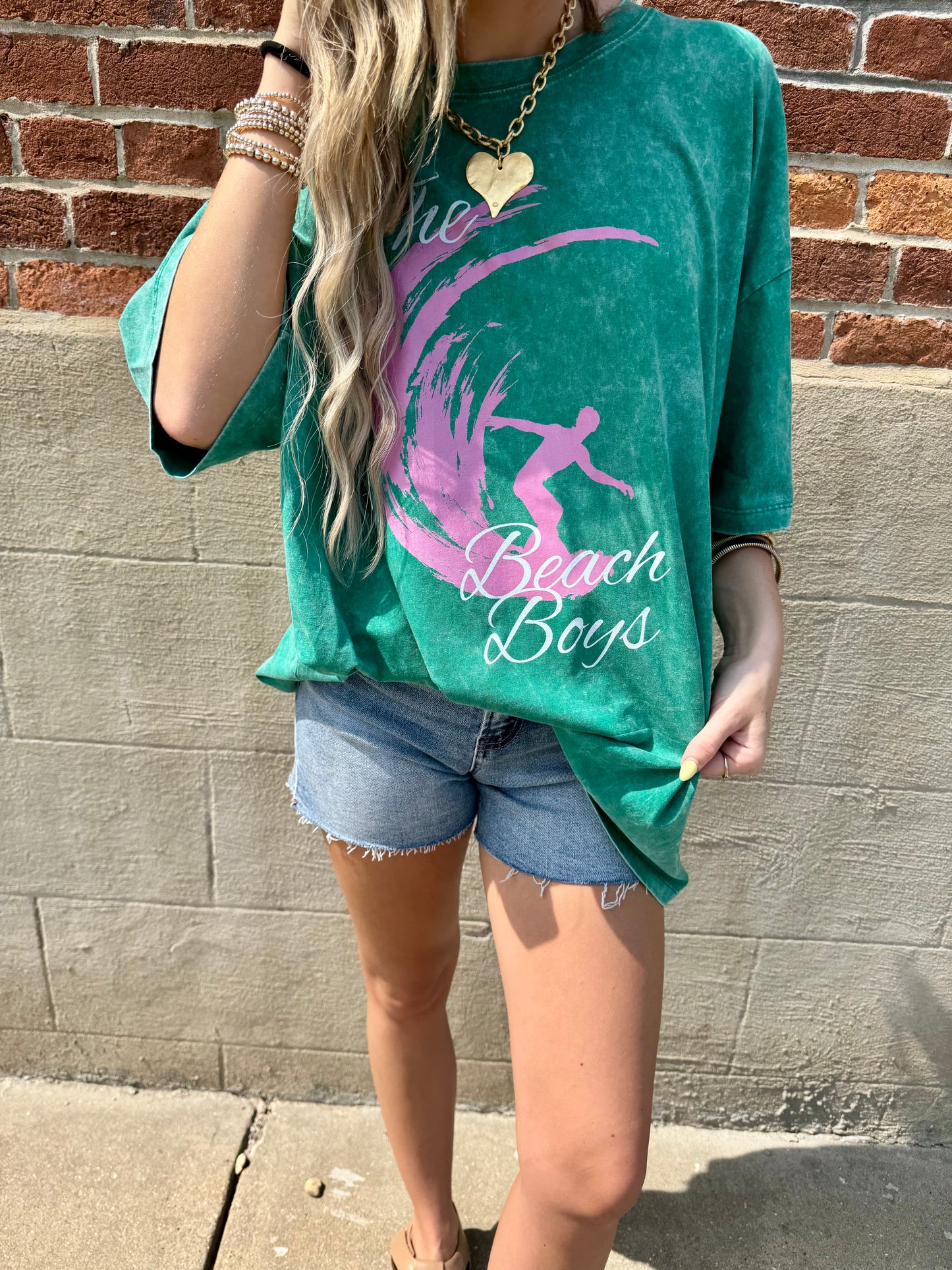 The Beach Boys Oversized Graphic Tee