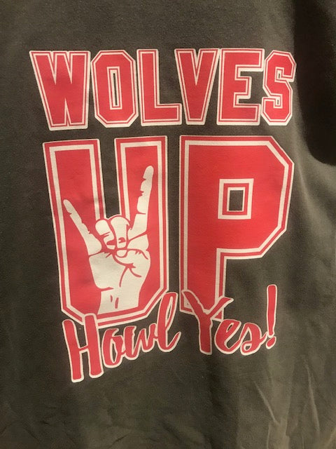 Wolves Up Howl Yes! Tshirt