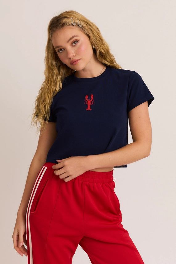 Lobster Graphic Baby Tee