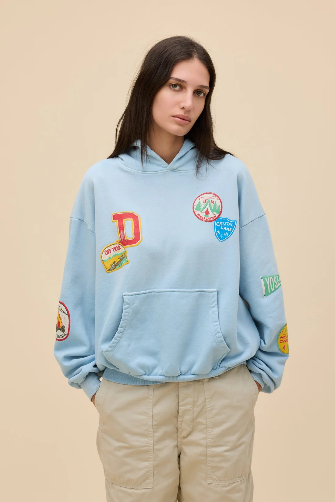 Camp Patches Oversized Hoodie