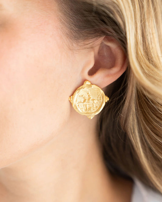 Equestrian Intaglio Studs