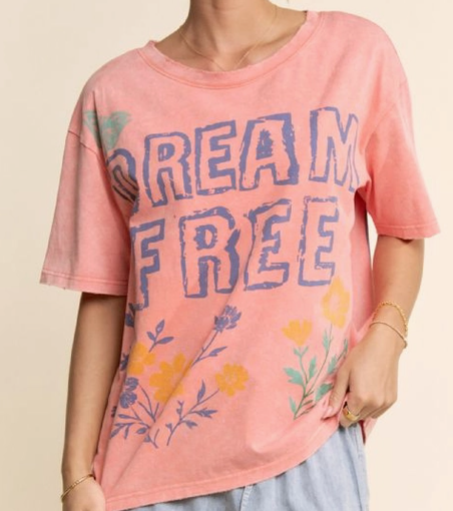 DREAM Free Floral Graphic