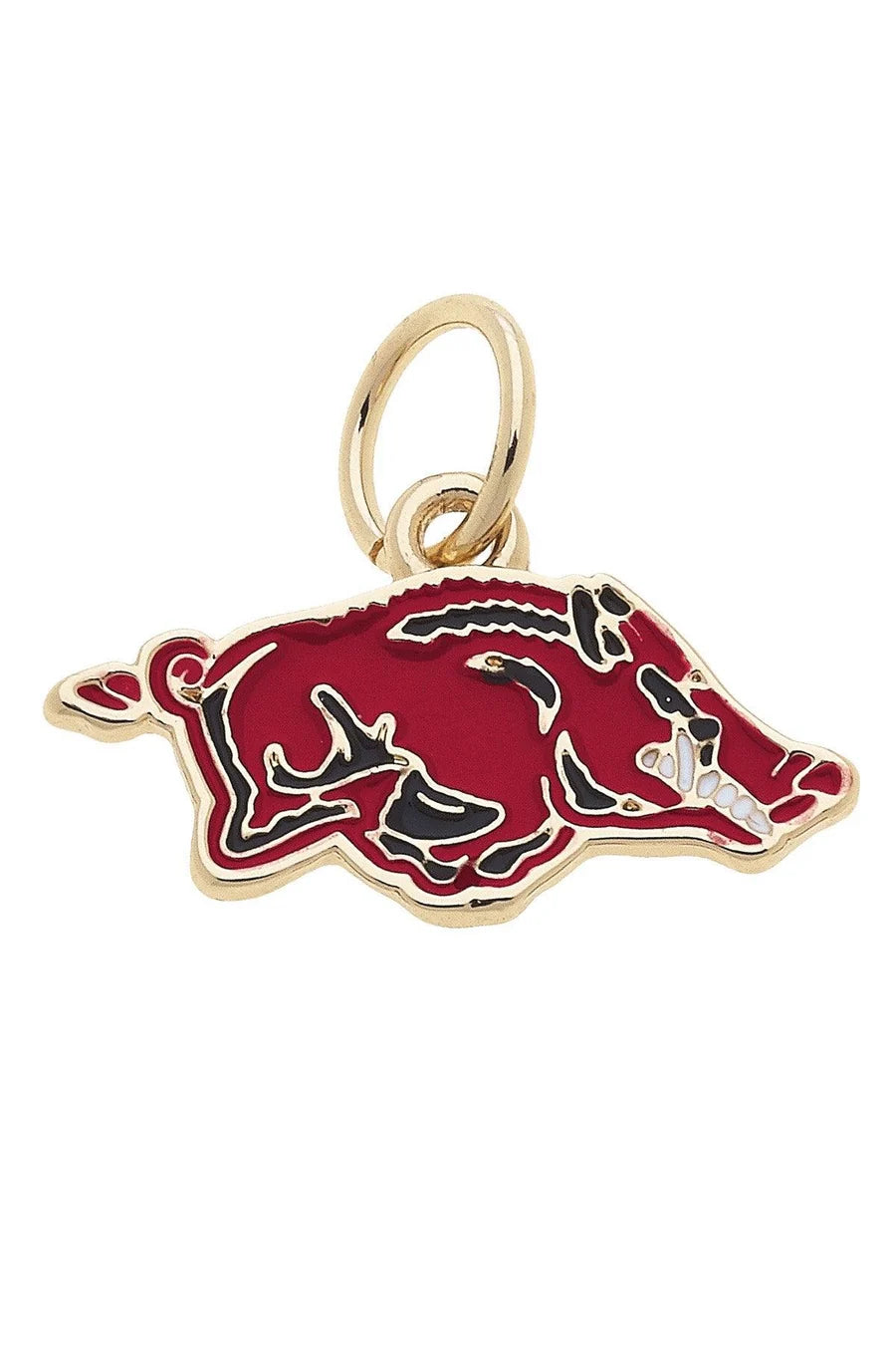 Arkansas Razorbacks Enamel Logo Charm