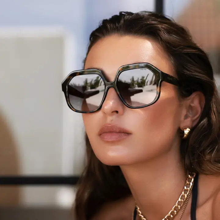 Stella Acetate Womens Octagonal Sunglasses