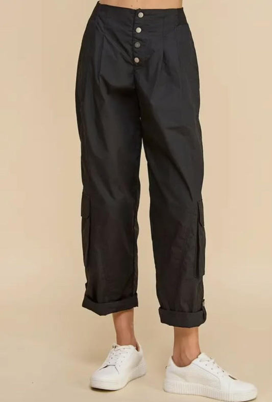 High Waisted Cargo Pants