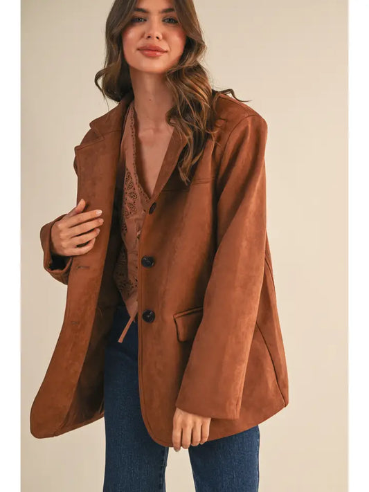 collared side pockets smoked band jacket