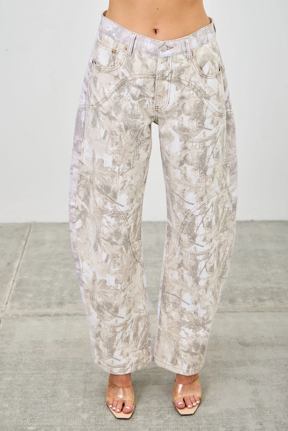 Camo High Rise Western Barrel