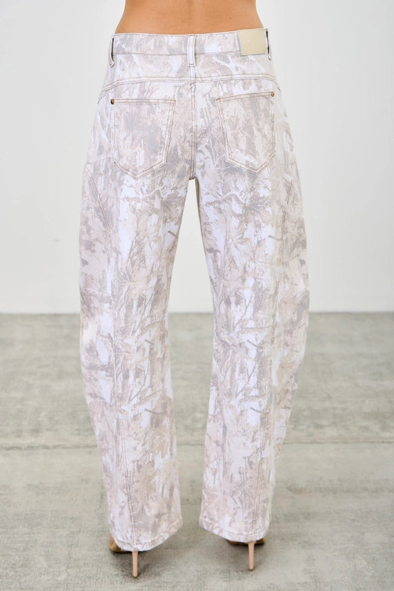 Camo High Rise Western Barrel