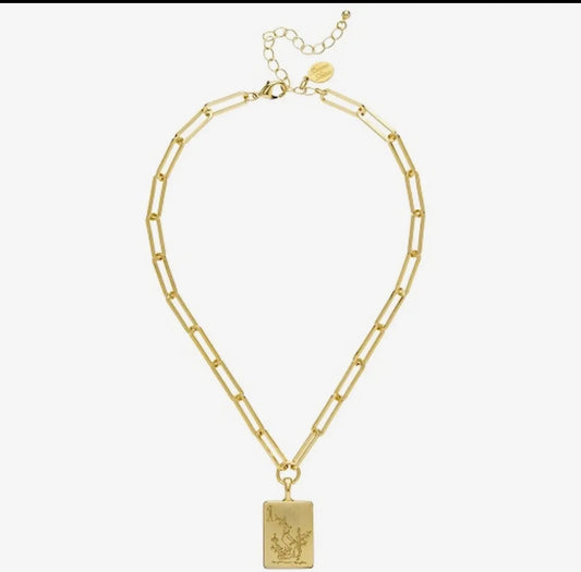 Bird Bam Mahjong Large Paperclip Necklace