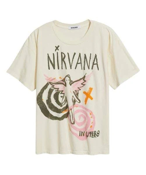 Nirvana In Utero Collage Merch Tee