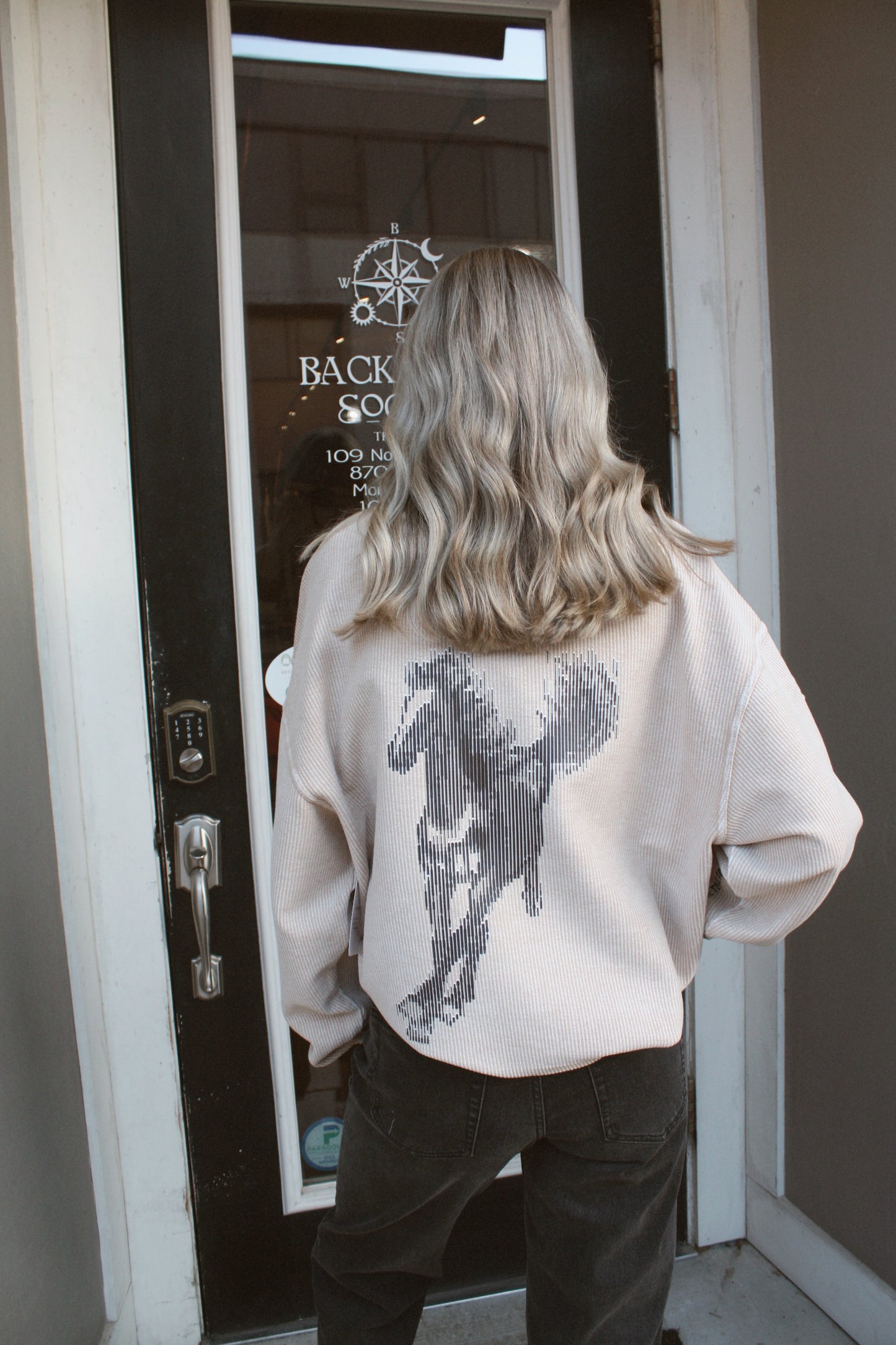 Easy Come Easy Go Corded Sweatshirt