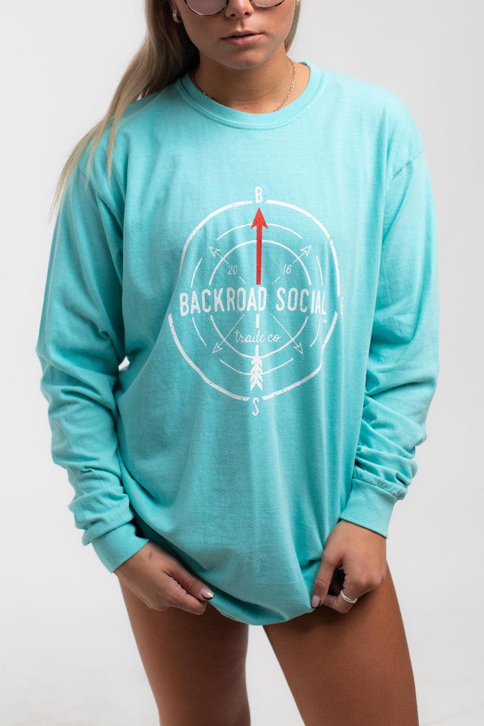 Front Logo Long Sleeve Tee (Multiple Colors)