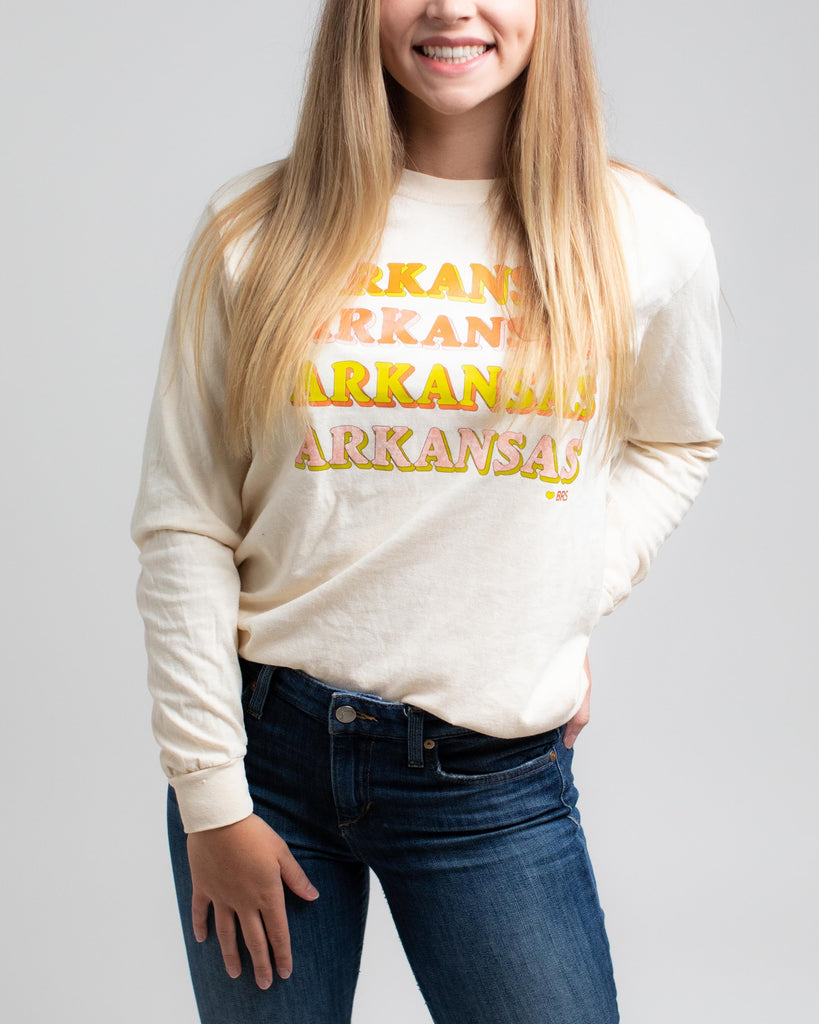 Arkansas Long Sleeve Tee (Multiple Colors)