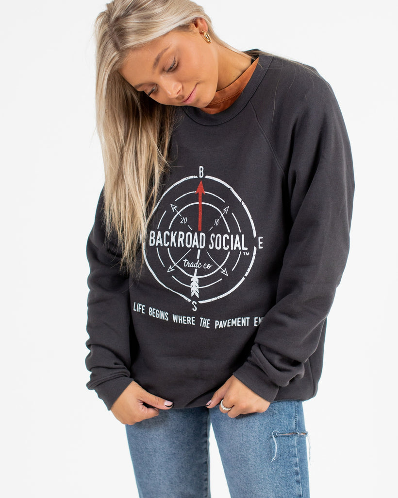 Backroad Social Front Logo Sweatshirt