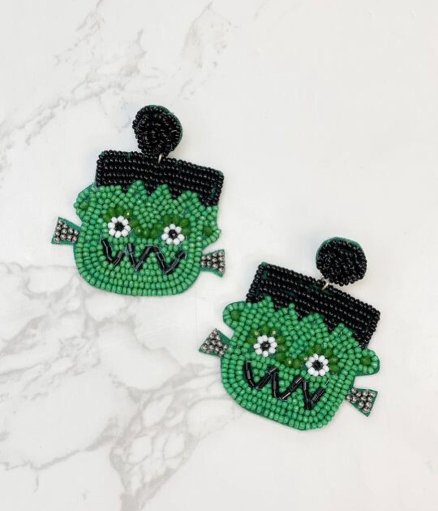 Frankenstein earrings