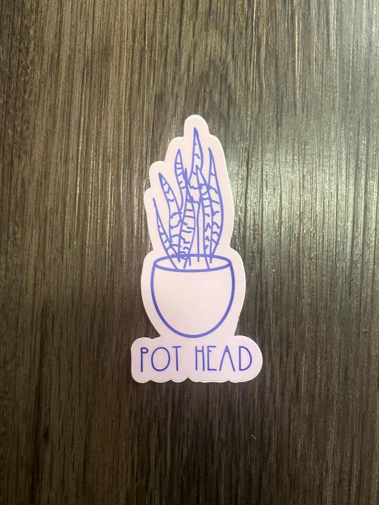 Pot Head Sticker