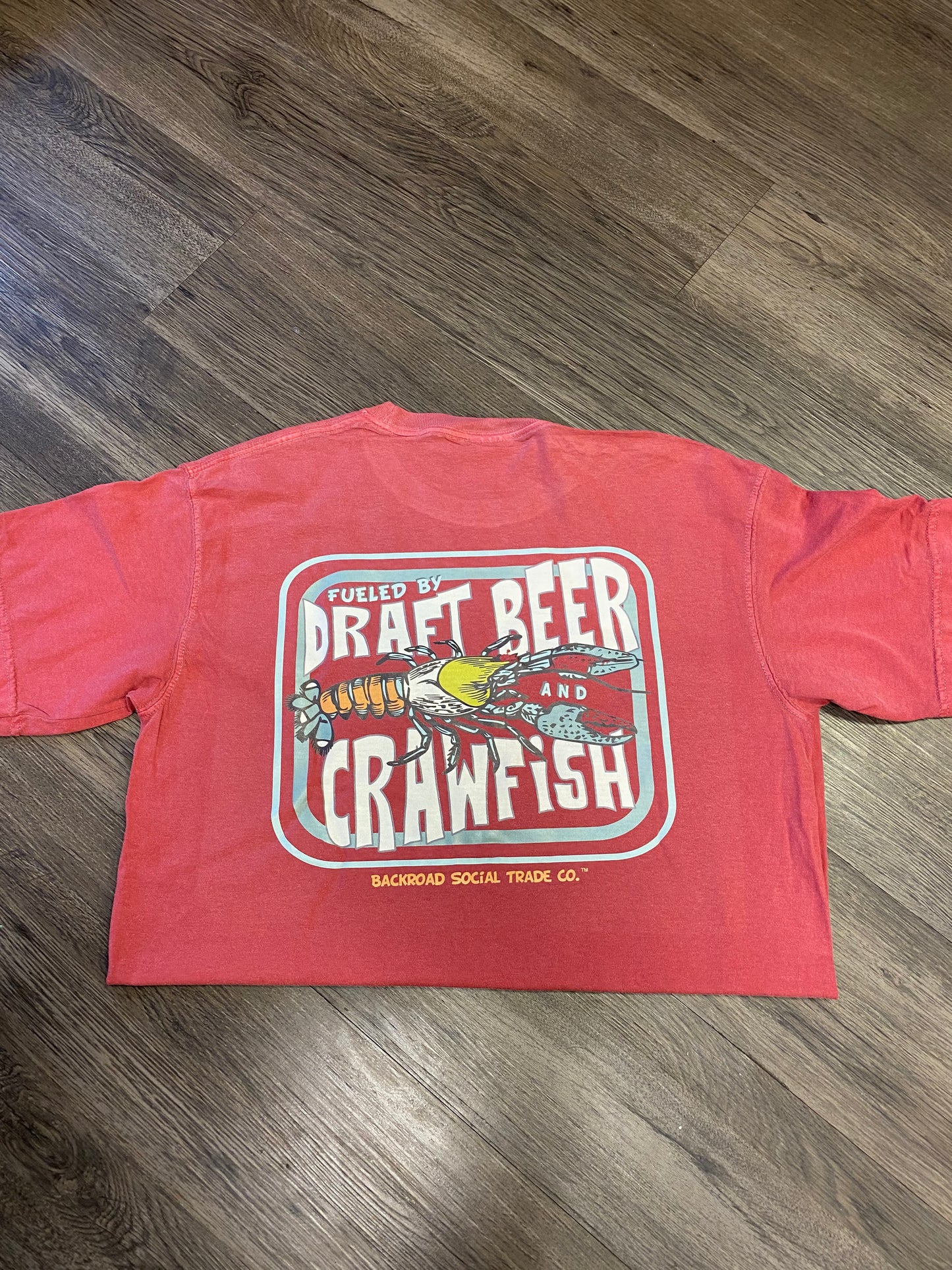 Draft Beer + Crawfish Short Sleeve Tee