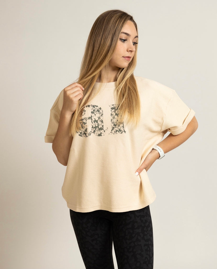 AR Flower Corded Tee