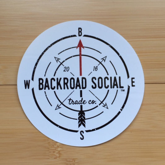 Backroad Social Sticker
