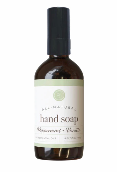 Peppermint + Vanilla Hand Soap 8oz