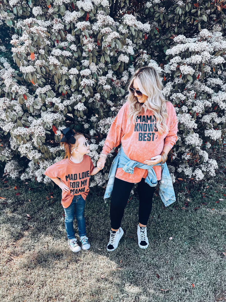 Mad love for my mama kids tee
