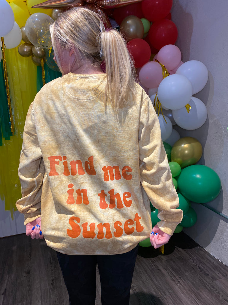 Find me in the sunset CC crewneck