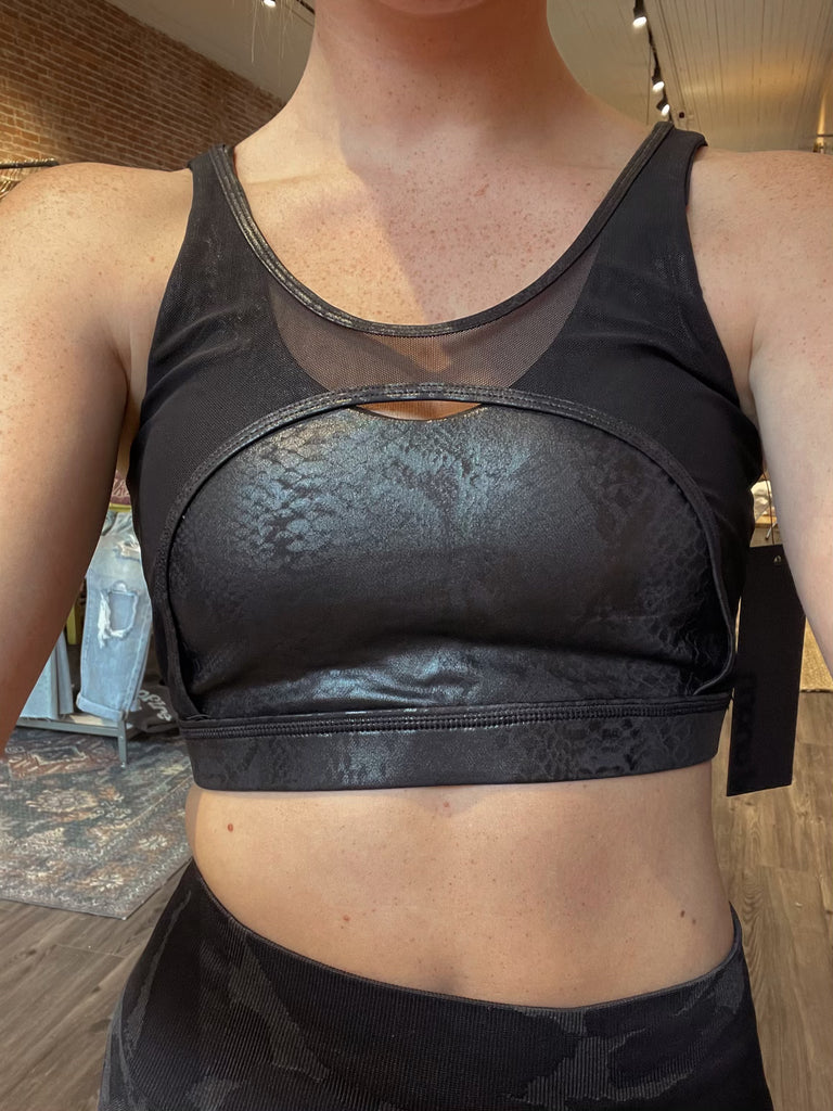 Snake Mesh Adjustable Bra