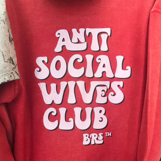 Anti Social Wives Club corded crew