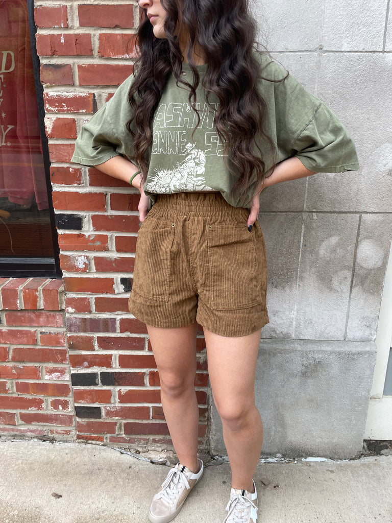 Corduroy short