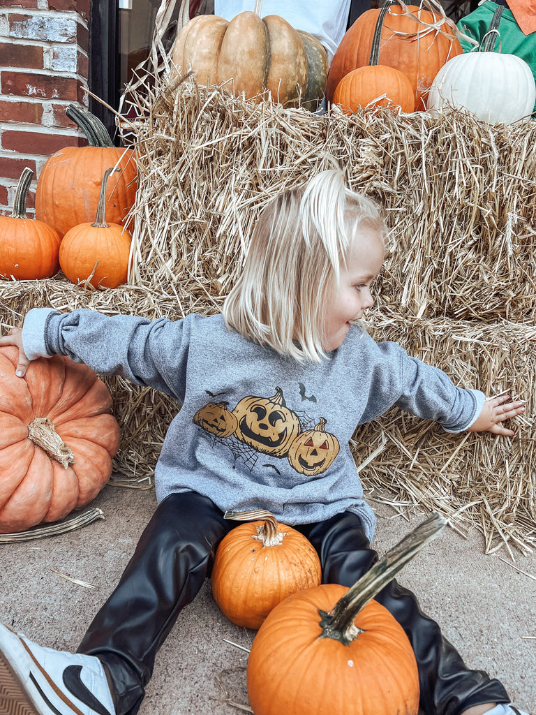 Kids pumpkin sweatshirt