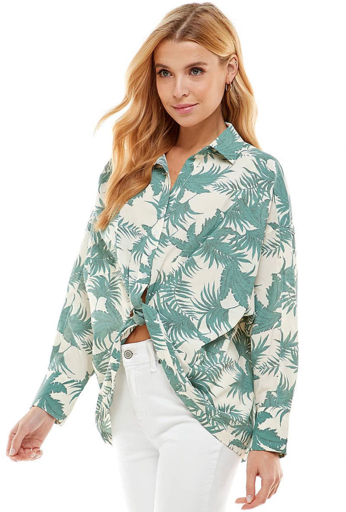 Palm Leaf Knot Front Top