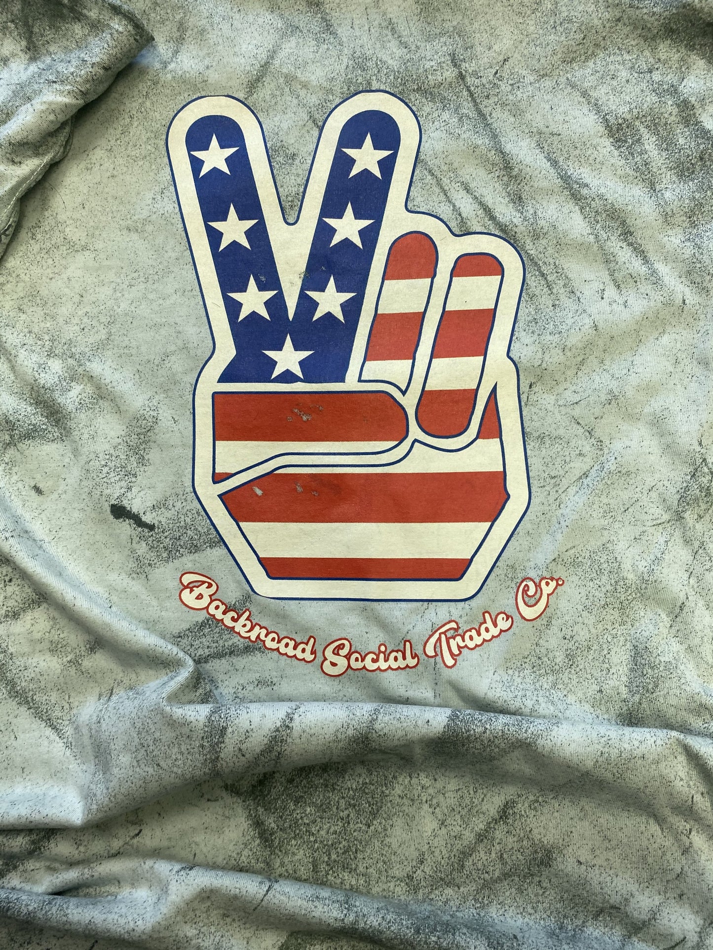 USA Green Tie Dye Short Sleeve