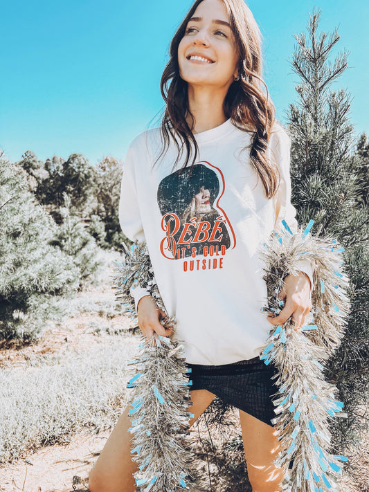 Bebe it's cold outside sweatshirt