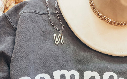 Silver/Gold Initial Necklace