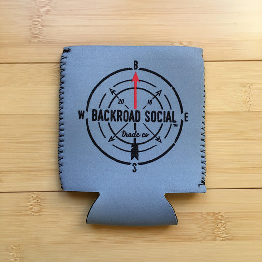 Backroad Social Koozie - Gray