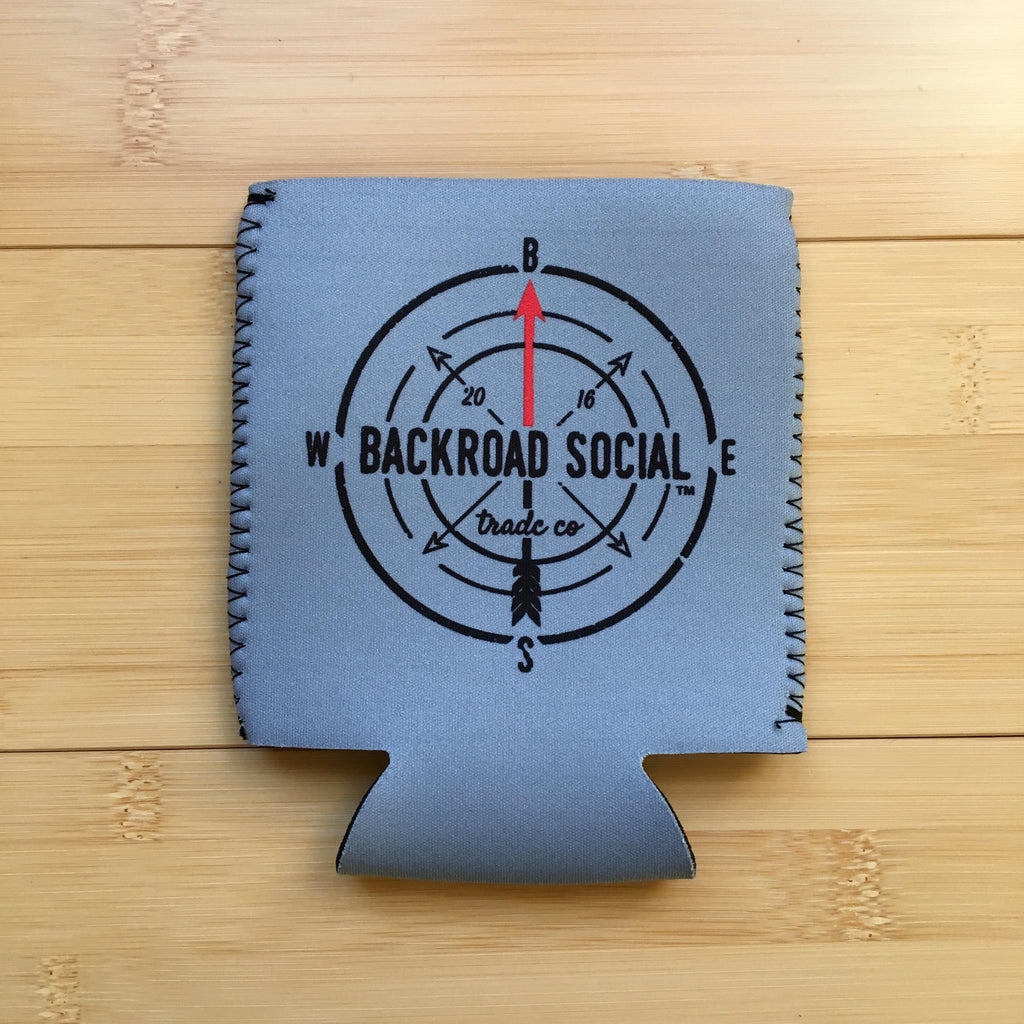 Backroad Social Koozie - Gray